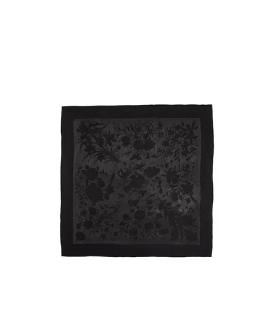 Gucci Flora Devoré Shawl In Metallic