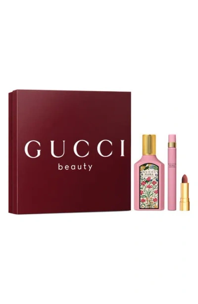 Gucci Flora Gorgeous Gardenia Eau De Parfum Set $208 Value In No Color
