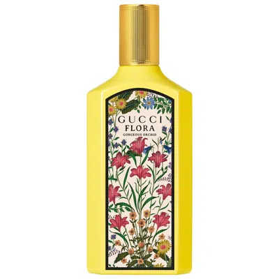 Gucci Flora Gorgeous Orchid Eau De Parfum 3.3 oz / 100 ml Eau De Parfum Spray In White