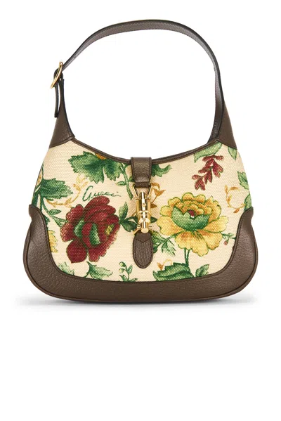 Pre-owned Gucci Flora Jackie 1961 Hobo Bag In Multi