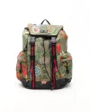 Gucci Flora Snake Backpack In Multi