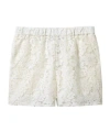 Gucci Floral Lace Shorts In White