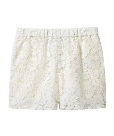 Gucci Floral Lace Shorts In White