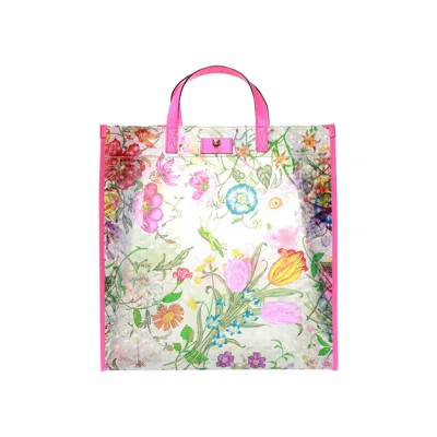 Pre-owned Gucci Floral Motif Tote 'mulicolor' | Multi-color | Women's Size Onesize
