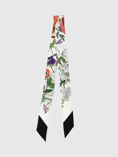 Gucci Floral Print Silk Bandeau In Multi