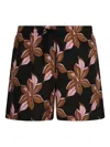 Gucci Infinity Print Swimsuit In Black