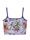 Gucci Patterned Camisole In Purple