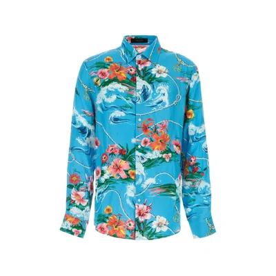Gucci Floral-print Shirt In Multi