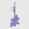 Gucci Flower Keychain Charm In Purple