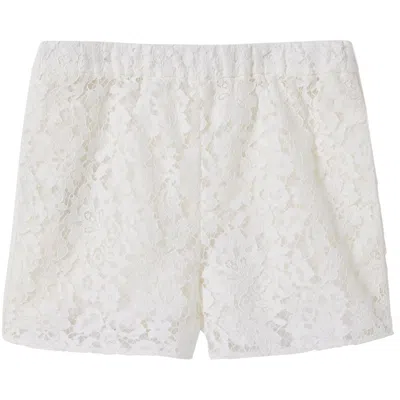 Pre-owned Gucci Flower Lace Pants 'off White' | Women's Size 42