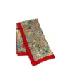Gucci Flower Printed Scarf In Nude