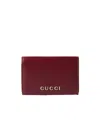 Gucci Folding Clip In Red