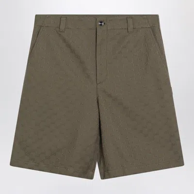 GUCCI GUCCI FOREST BERMUDA SHORTS IN GG