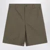 Gucci Forest Green Bermuda Shorts In Gg Fabric Men In Green
