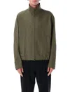 Gucci Gg Fabric Bomber Jacket Puffer Jackets Green In Green