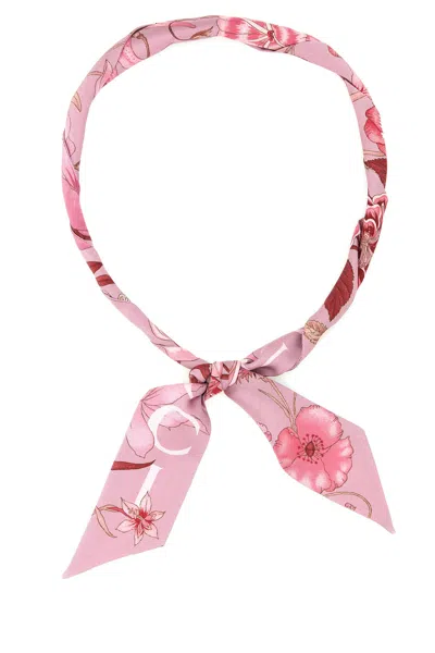 Gucci Foulard In Seta Stampata  Donna