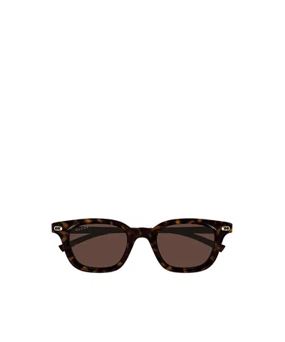 Gucci Frame Sunglasses In Brown