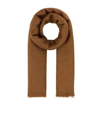 GUCCI GUCCI FRAYED EDGE SCARF