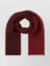 Gucci Frayed Edges Wool Blend Scarf