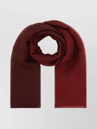 Gucci Frayed Edges Wool Blend Scarf
