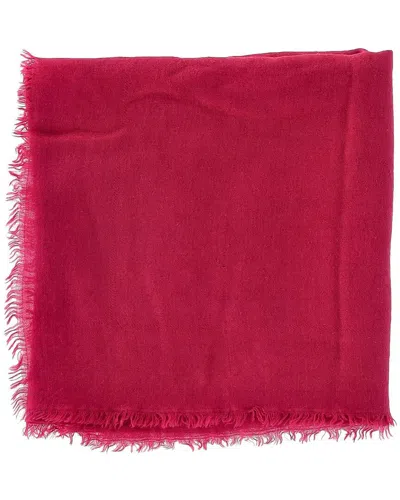 Gucci Fringed Scarf (authentic Pre-loved) In Red