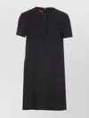 Gucci Front Buttoned Mini Dress With Back Slit