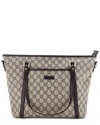 Gucci Front Pocket Convertible Tote Gg Coated Canvas Medium (authentic Pre-loved)