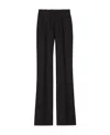 Gucci Front Slit Tailored Trousers In Black