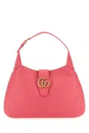 GUCCI FUCHSIA LEATHER APHRODITE SHOULDER BAG