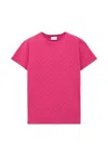 Gucci Gg-pattern Short Sleeve T-shirt In Pink