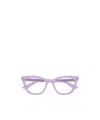 Gucci Demo Cat Eye Ladies Eyeglasses Gg0026o 014 53 In Purple