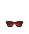 Gucci Gg1835s Linea Name Of Brand 003 Burgundy Red Sunglasses In Burgundy