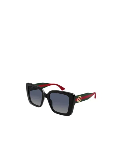 Gucci Grey Butterfly Ladies Sunglasses Gg1861s 001 53 In Black