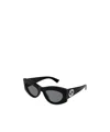 Gucci Grey Cat Eye Ladies Sunglasses Gg1843s 001 53 In Black