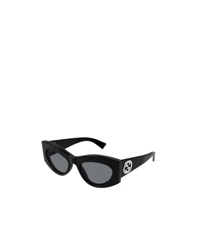 GUCCI GUCCI EYEWEAR CAT-EYE FRAME SUNGLASSES