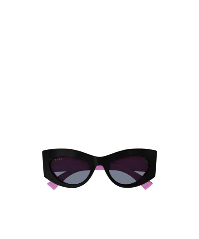 Gucci Full Frame Sunglasses In Black