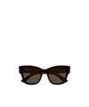 Gucci Gg1789s003 Black Black Violet In Brown