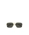 Gucci Gg1804s Linea Name Of Brand 001 Gold Grey Sunglasses In Brown