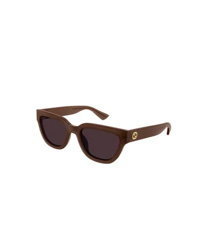Gucci Full Frame Sunglasses In Brown
