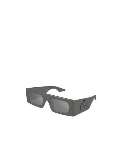 GUCCI GUCCI EYEWEAR RECTANGULAR FRAME SUNGLASSES
