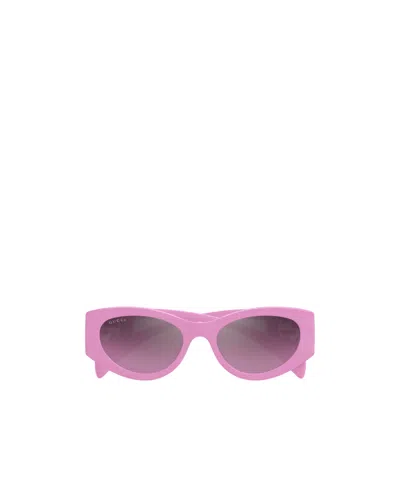 Gucci Full Frame Sunglasses In Pink