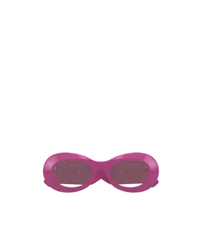 Gucci Full Frame Sunglasses In Pink