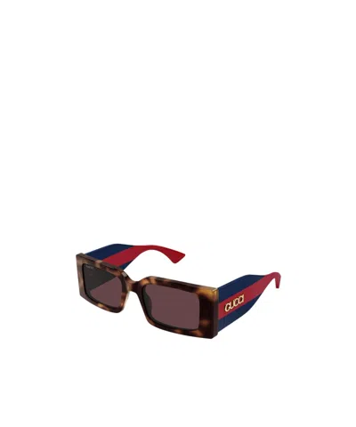 Gucci Full Frame Sunglasses In Red
