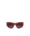 Gucci Full Frame Sunglasses In Red