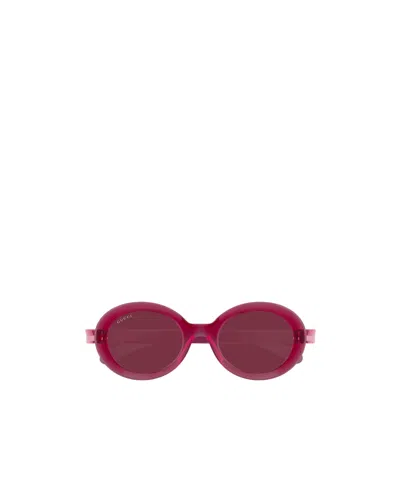 GUCCI GUCCI EYEWEAR ROUND FRAME SUNGLASSES