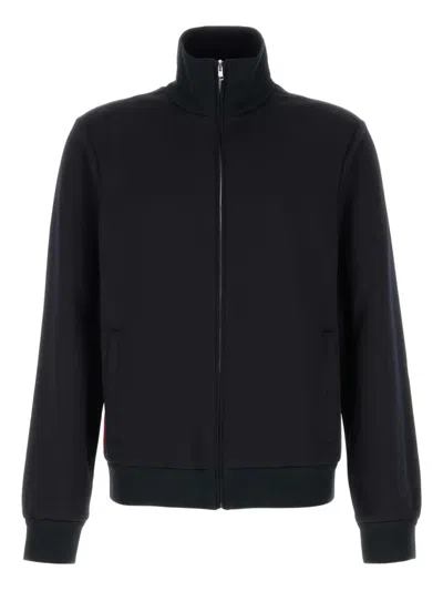 Gucci Men Dark Blue Polyester Blend Sweatshirt