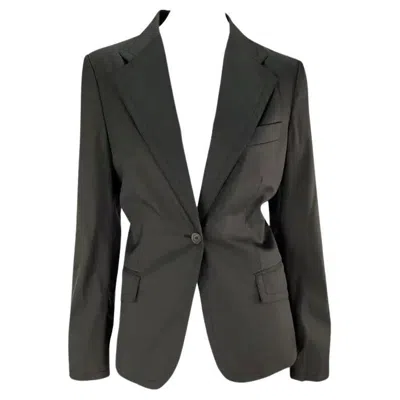 Pre-owned Gucci F/w 2003  By Tom Ford Dark Green Blazer 42it