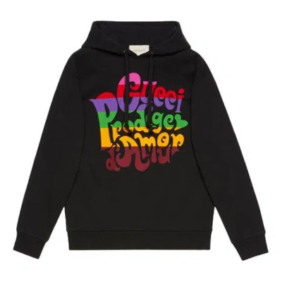 Gucci Fw21 Prodige D Amour Print Men's Black