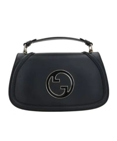 Gucci G Blondie Handbag In Black