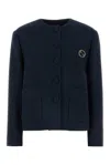 GUCCI GUCCI G BROOCH TWEED JACKET